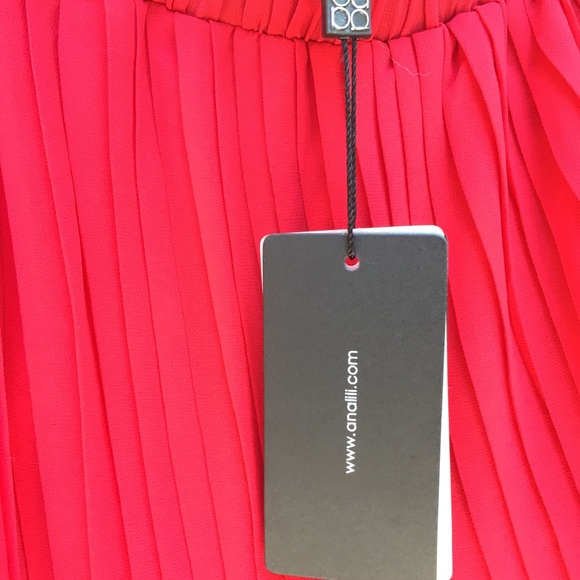 Analili Fiona Tiered Red Dress - Picture 5 of 6